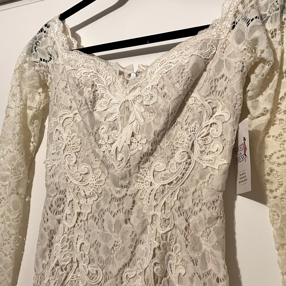 Saved By The Dress Ivory Floor Length Dress